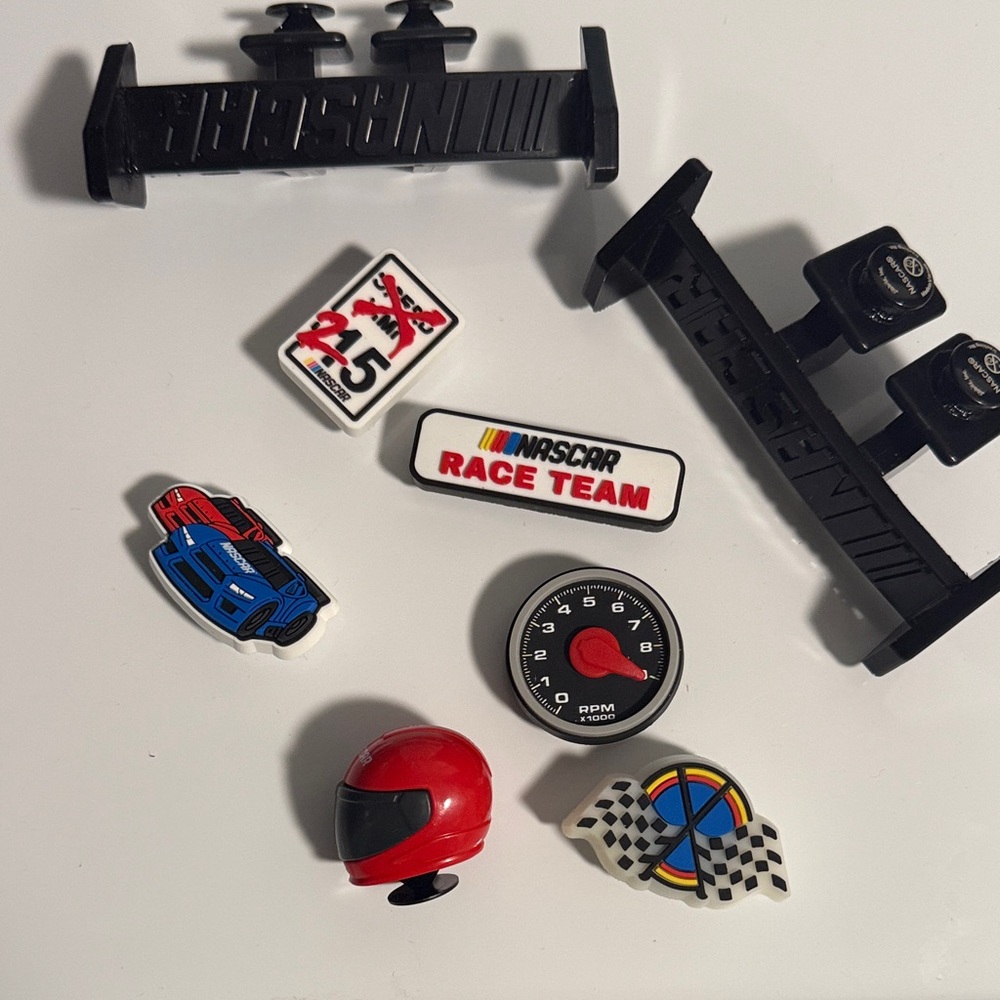 Crocs jibbits NASCAR Race Team